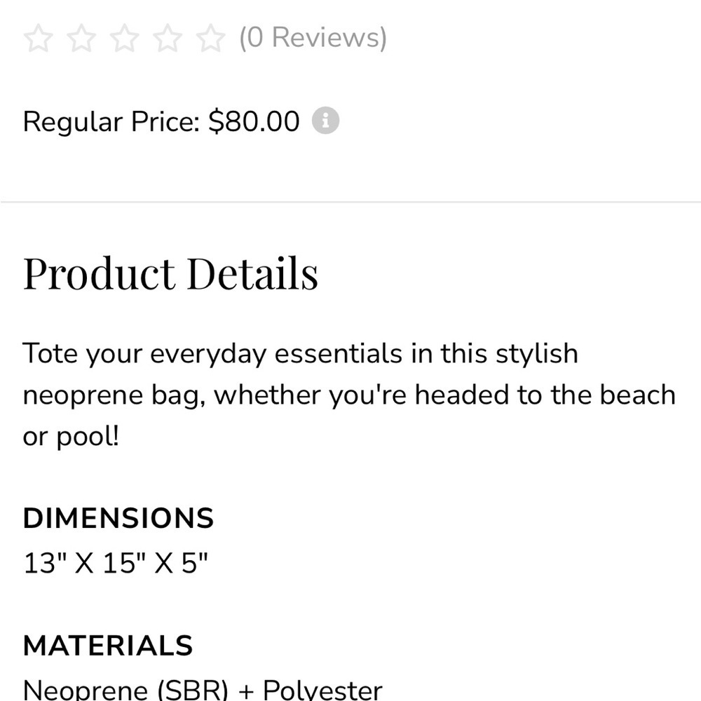 Neoprene Summersalt tote bag hot pink and red - Picture 10 of 10